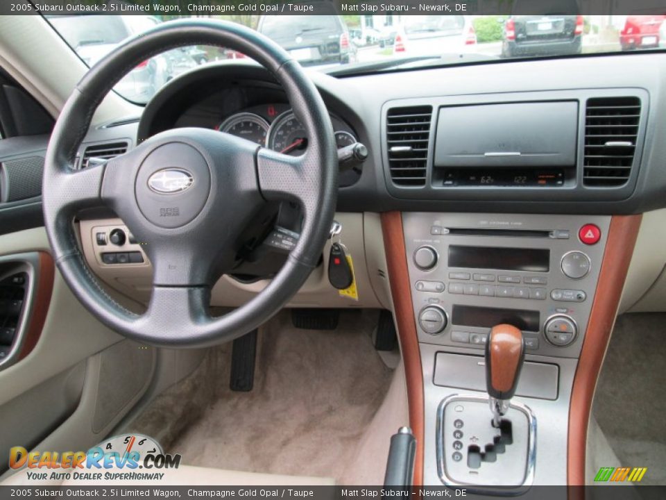 Dashboard of 2005 Subaru Outback 2.5i Limited Wagon Photo #22