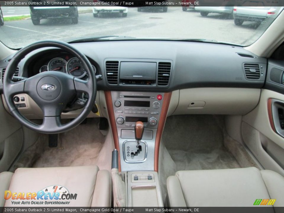 Dashboard of 2005 Subaru Outback 2.5i Limited Wagon Photo #23