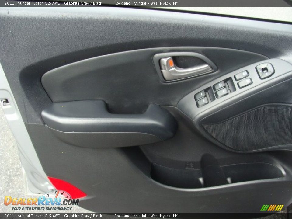 2011 Hyundai Tucson GLS AWD Graphite Gray / Black Photo #7