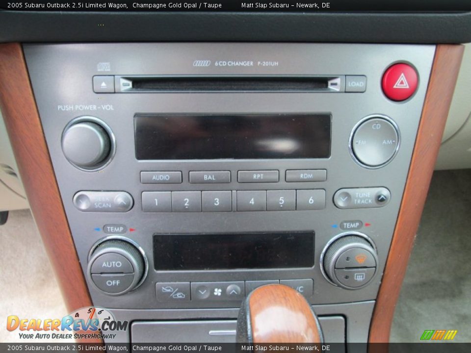 Controls of 2005 Subaru Outback 2.5i Limited Wagon Photo #24