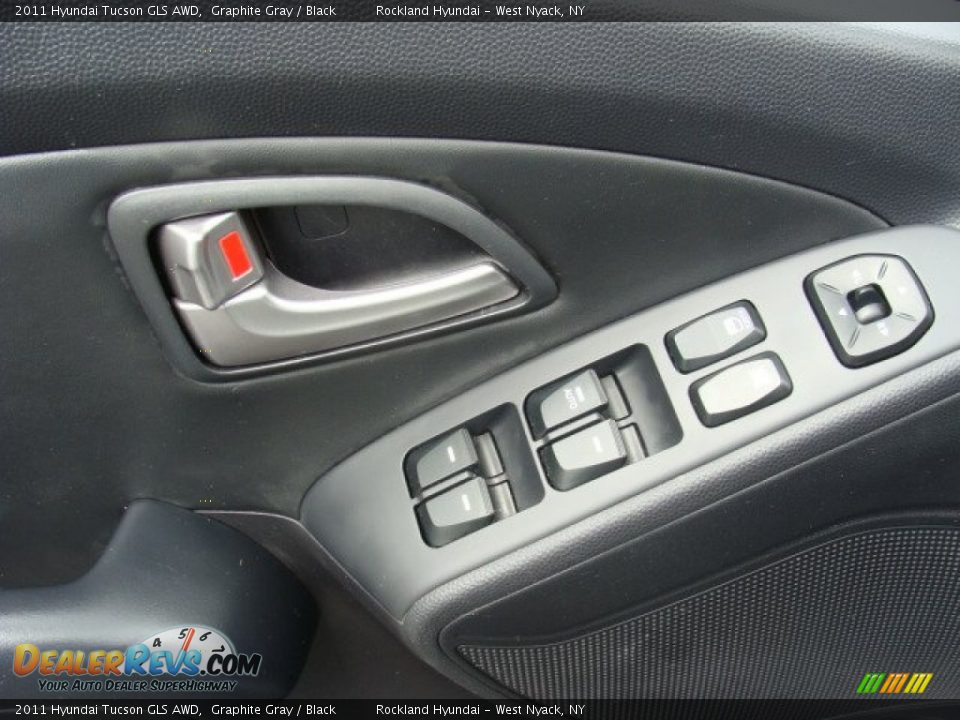 2011 Hyundai Tucson GLS AWD Graphite Gray / Black Photo #8