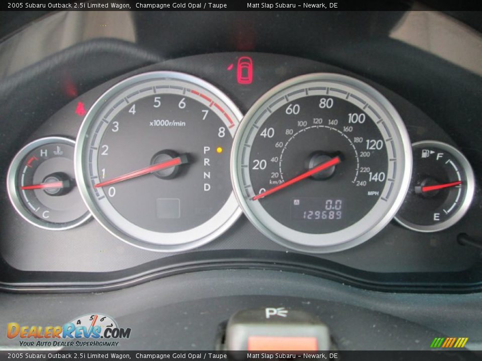 2005 Subaru Outback 2.5i Limited Wagon Gauges Photo #26