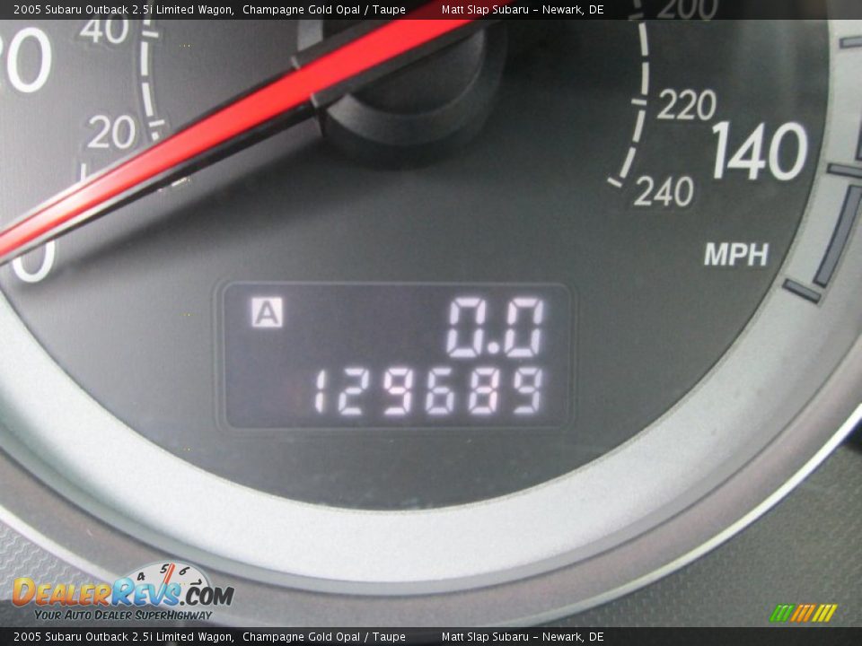 2005 Subaru Outback 2.5i Limited Wagon Champagne Gold Opal / Taupe Photo #27