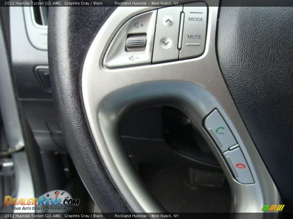 2011 Hyundai Tucson GLS AWD Graphite Gray / Black Photo #14