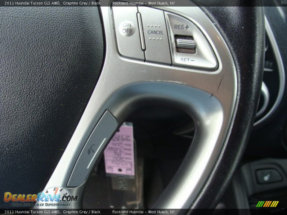 2011 Hyundai Tucson GLS AWD Graphite Gray / Black Photo #15
