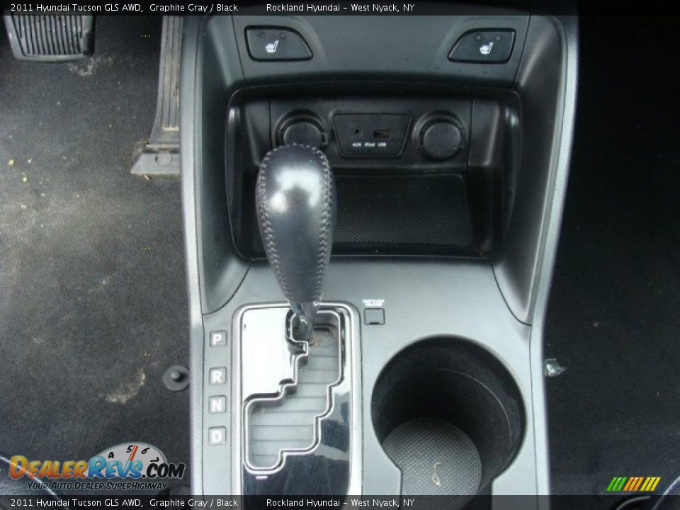 2011 Hyundai Tucson GLS AWD Graphite Gray / Black Photo #18