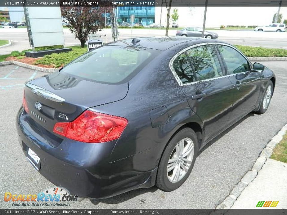 2011 Infiniti G 37 x AWD Sedan Blue Slate / Graphite Photo #6