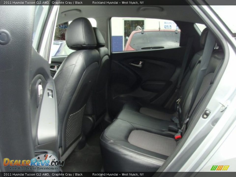 2011 Hyundai Tucson GLS AWD Graphite Gray / Black Photo #19