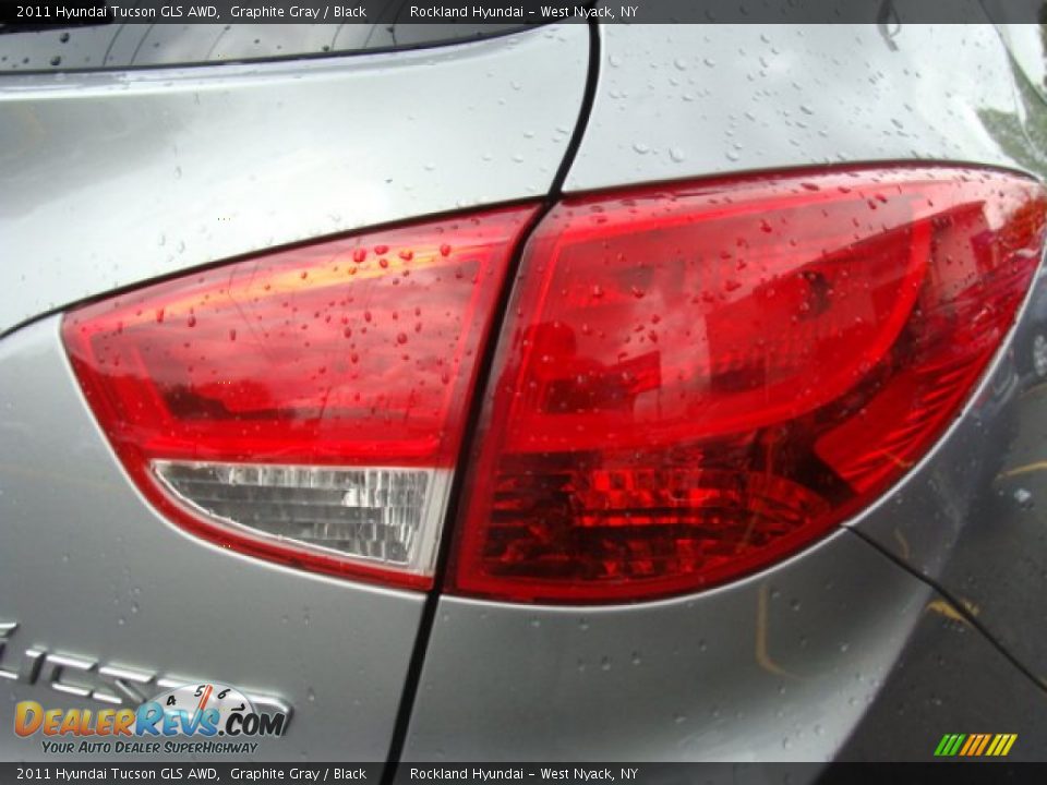 2011 Hyundai Tucson GLS AWD Graphite Gray / Black Photo #21
