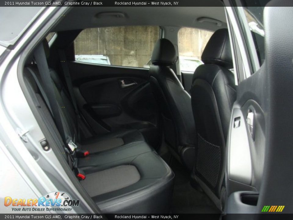 2011 Hyundai Tucson GLS AWD Graphite Gray / Black Photo #22