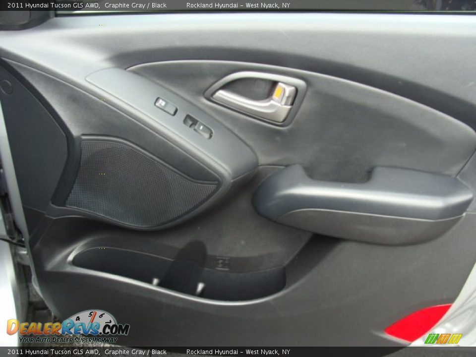 2011 Hyundai Tucson GLS AWD Graphite Gray / Black Photo #23