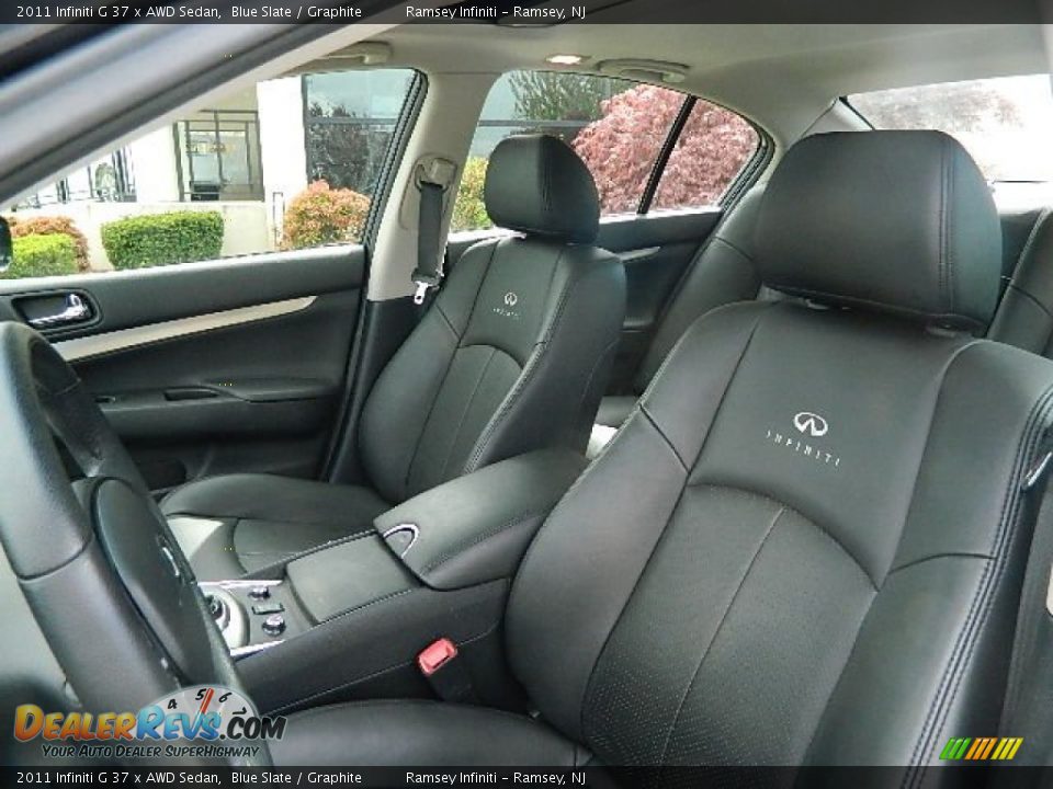 Graphite Interior - 2011 Infiniti G 37 x AWD Sedan Photo #10