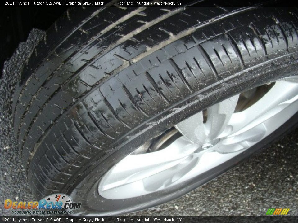 2011 Hyundai Tucson GLS AWD Graphite Gray / Black Photo #27