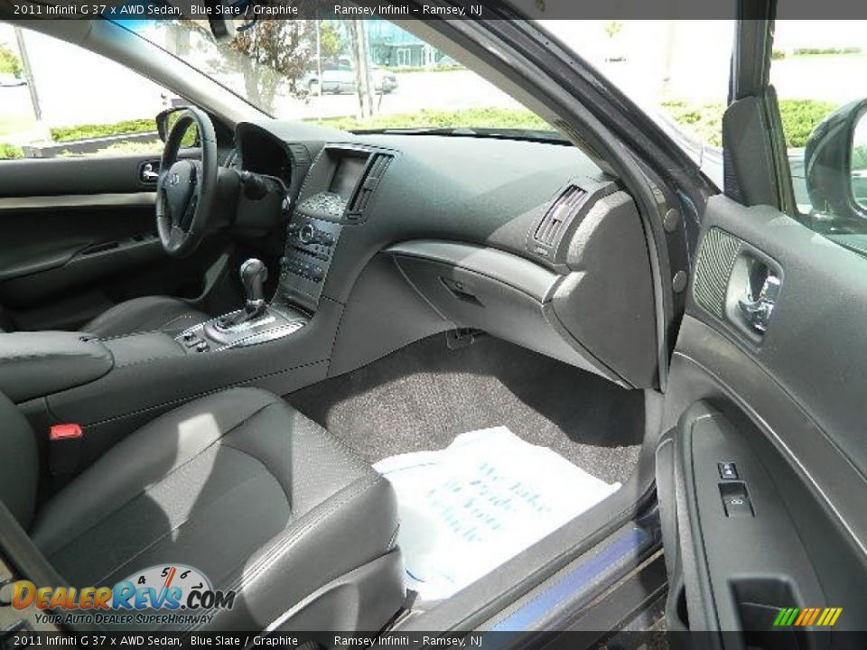 2011 Infiniti G 37 x AWD Sedan Blue Slate / Graphite Photo #14