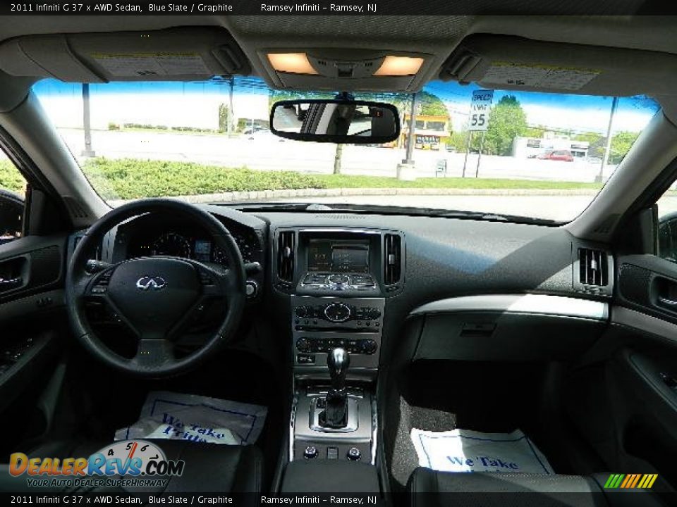 2011 Infiniti G 37 x AWD Sedan Blue Slate / Graphite Photo #15