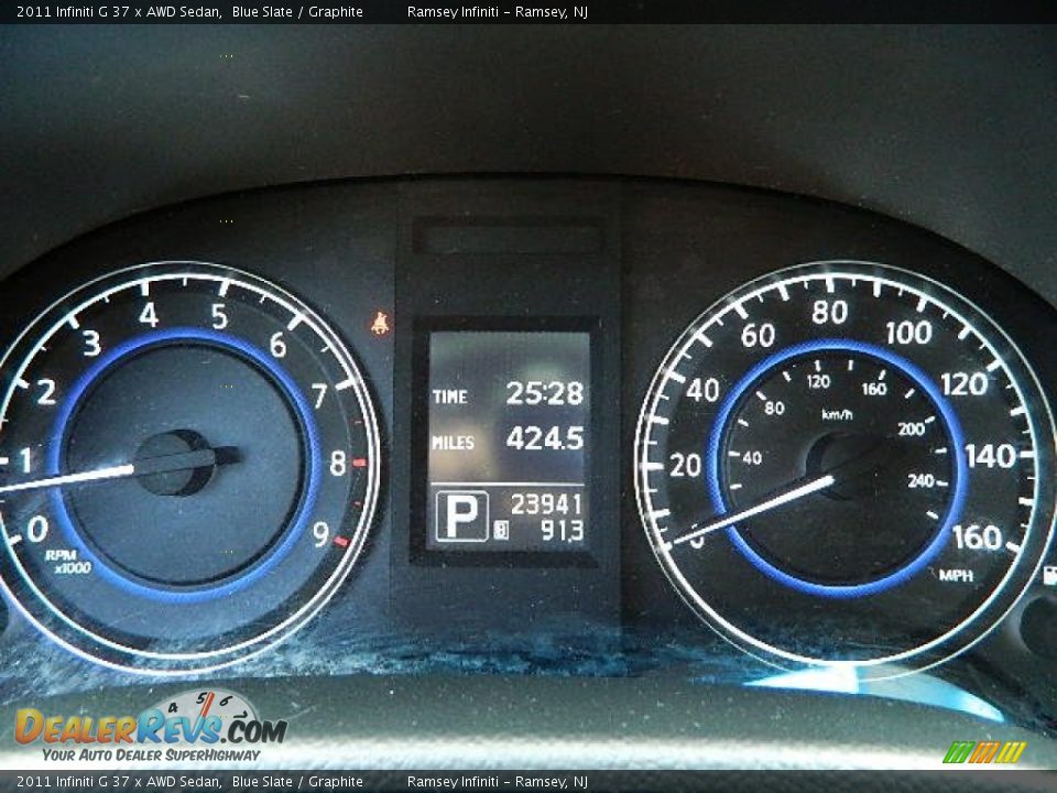 2011 Infiniti G 37 x AWD Sedan Gauges Photo #17