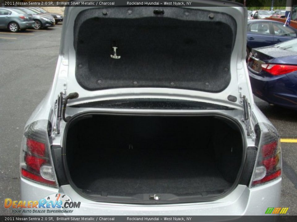 2011 Nissan Sentra 2.0 SR Brilliant Silver Metallic / Charcoal Photo #19