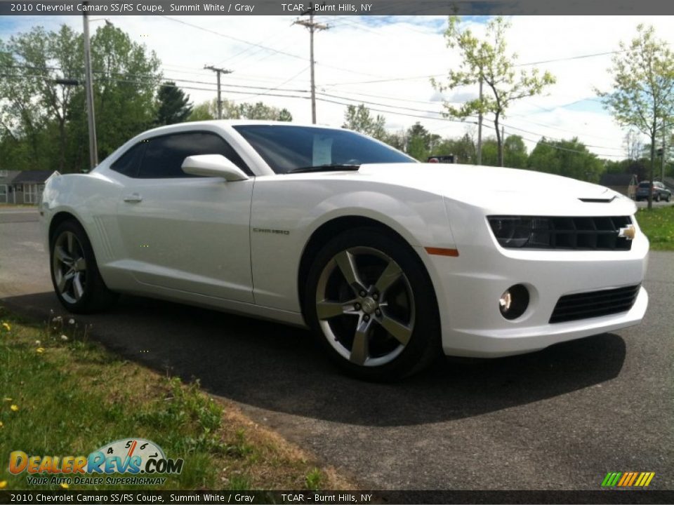 2010 Chevrolet Camaro SS/RS Coupe Summit White / Gray Photo #4