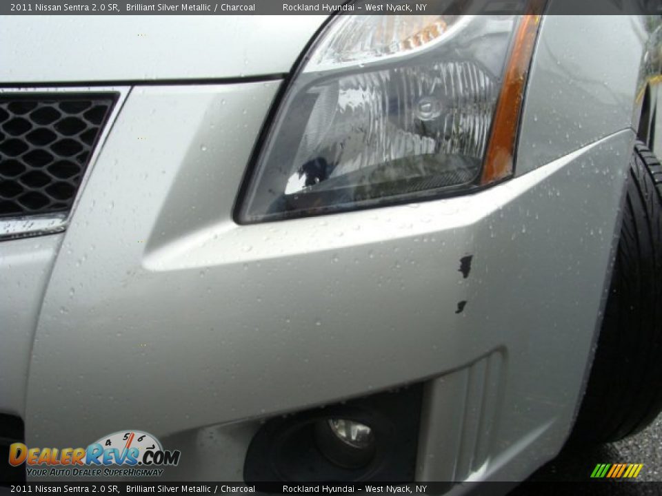 2011 Nissan Sentra 2.0 SR Brilliant Silver Metallic / Charcoal Photo #28