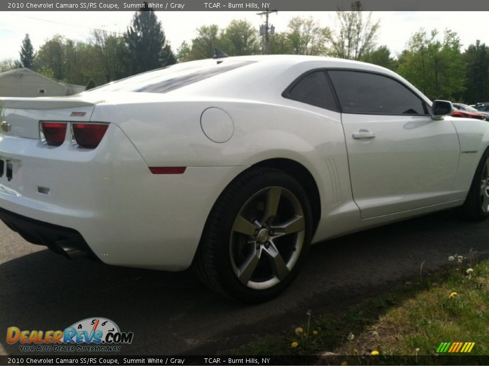2010 Chevrolet Camaro SS/RS Coupe Summit White / Gray Photo #5