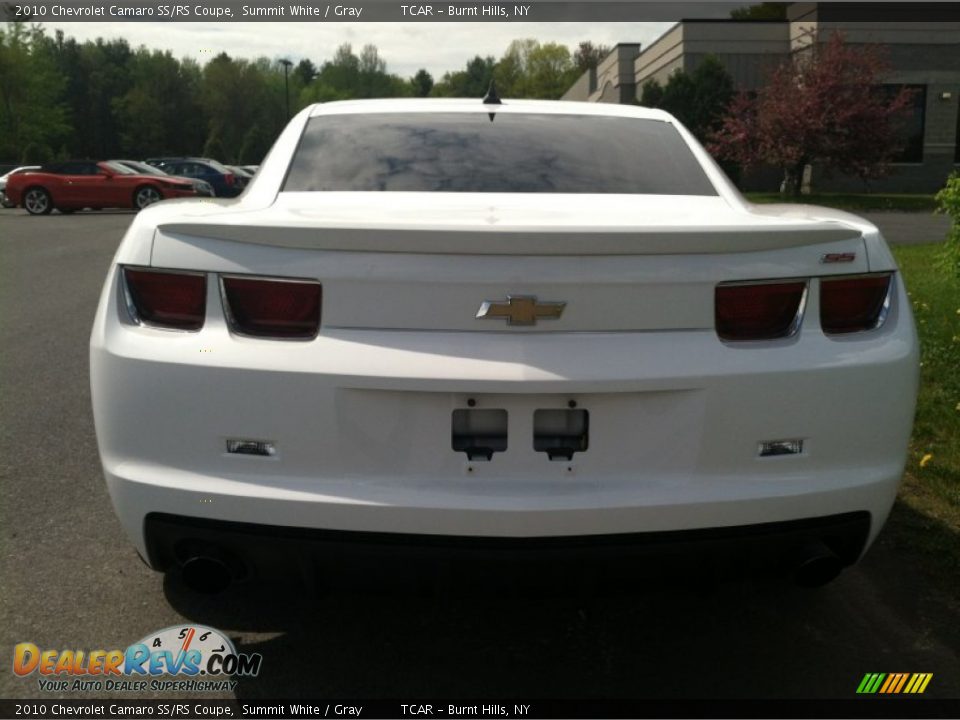 2010 Chevrolet Camaro SS/RS Coupe Summit White / Gray Photo #6