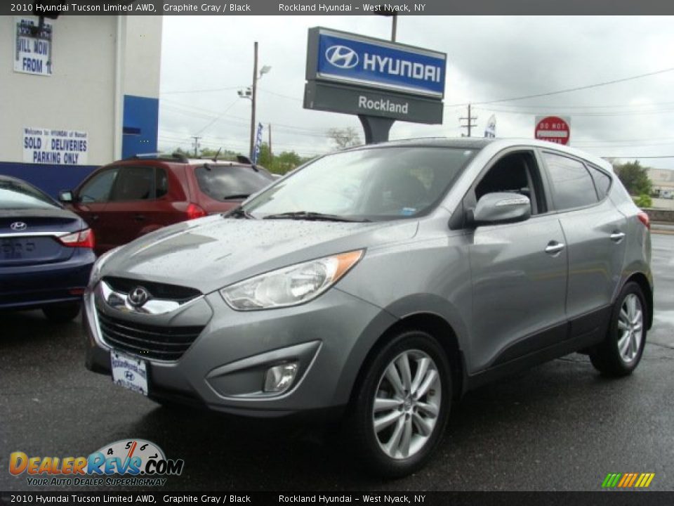 2010 Hyundai Tucson Limited AWD Graphite Gray / Black Photo #1