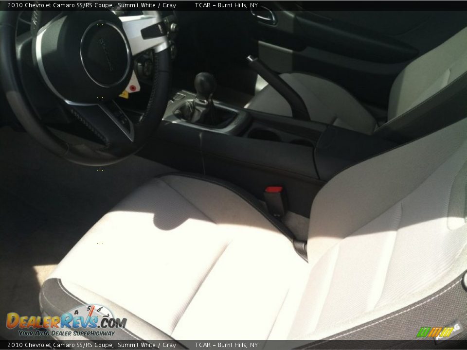 2010 Chevrolet Camaro SS/RS Coupe Summit White / Gray Photo #8