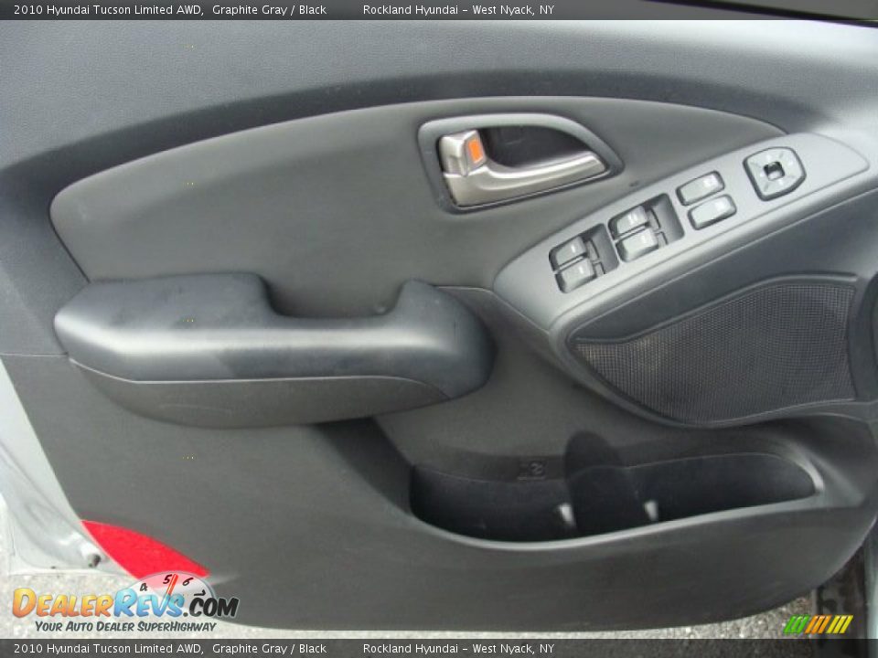 2010 Hyundai Tucson Limited AWD Graphite Gray / Black Photo #7
