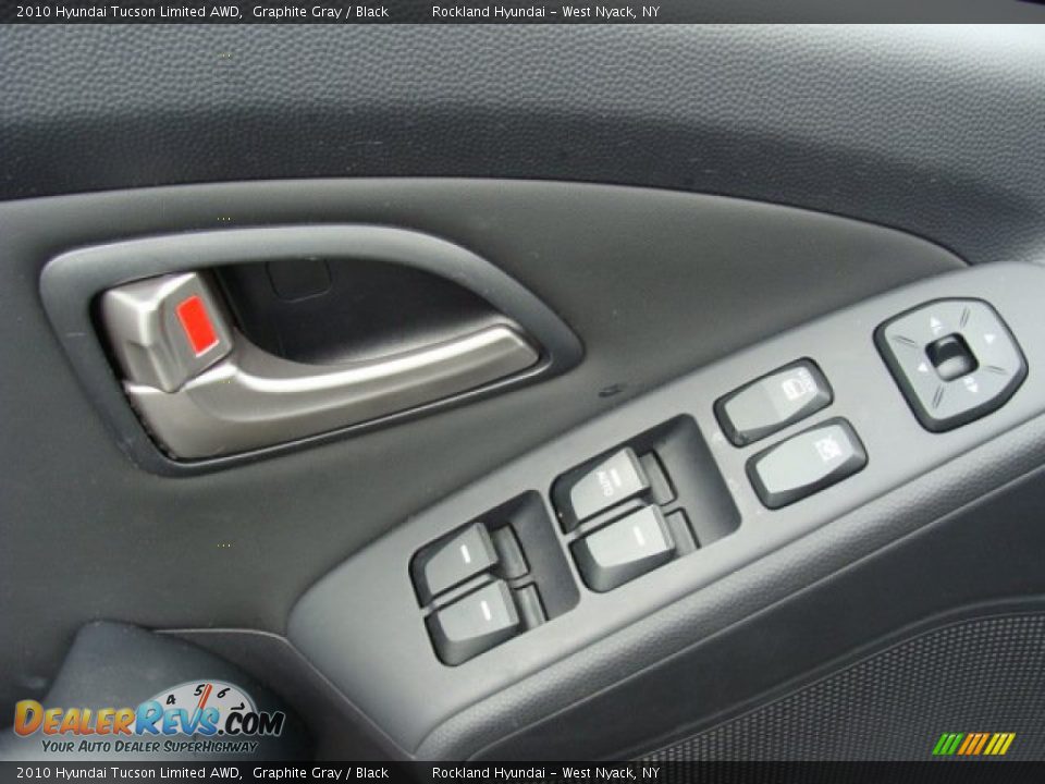 2010 Hyundai Tucson Limited AWD Graphite Gray / Black Photo #8
