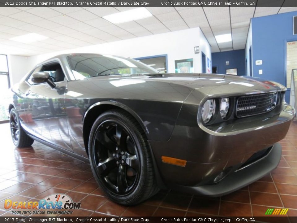 2013 Dodge Challenger R/T Blacktop Granite Crystal Metallic / Dark Slate Gray Photo #1