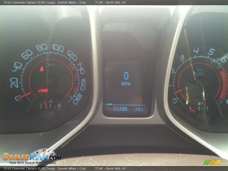 2010 Chevrolet Camaro SS/RS Coupe Summit White / Gray Photo #14