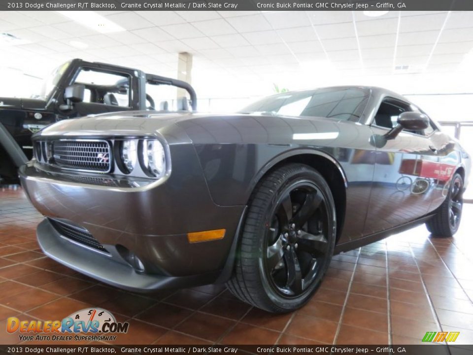 2013 Dodge Challenger R/T Blacktop Granite Crystal Metallic / Dark Slate Gray Photo #3
