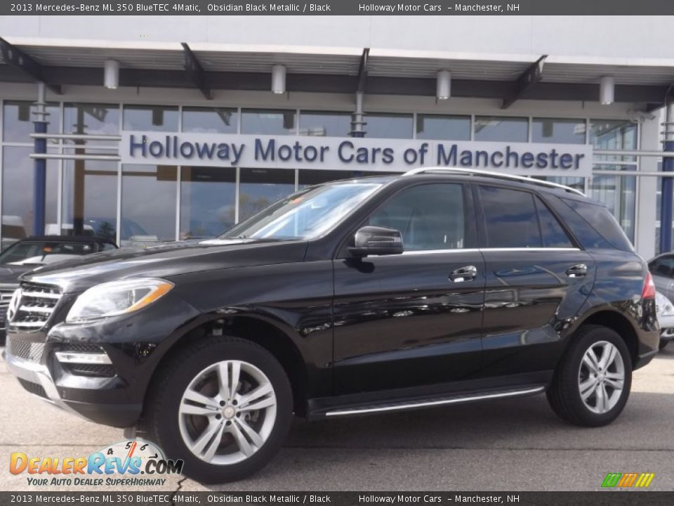 2013 Mercedes-Benz ML 350 BlueTEC 4Matic Obsidian Black Metallic / Black Photo #1