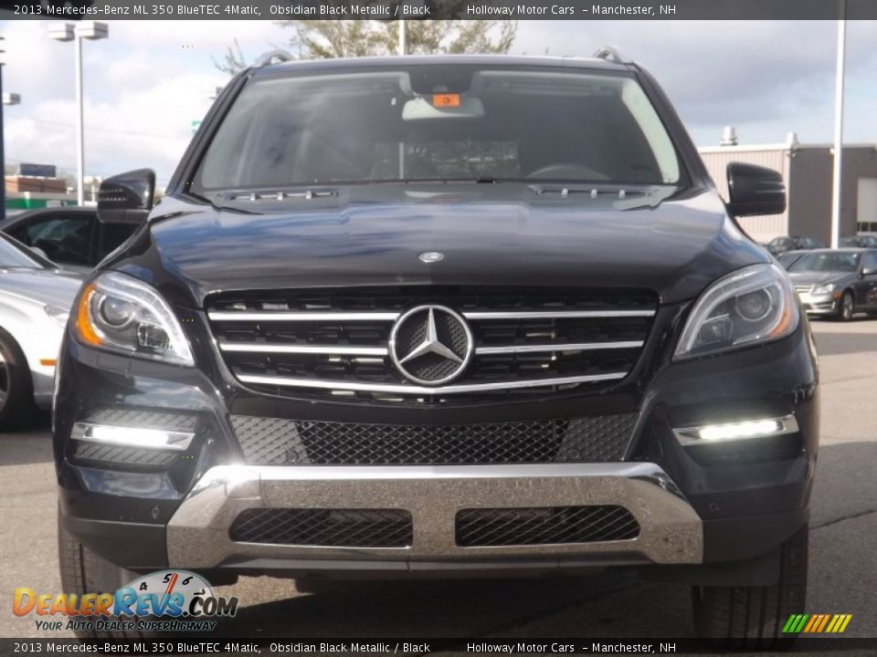 2013 Mercedes-Benz ML 350 BlueTEC 4Matic Obsidian Black Metallic / Black Photo #2