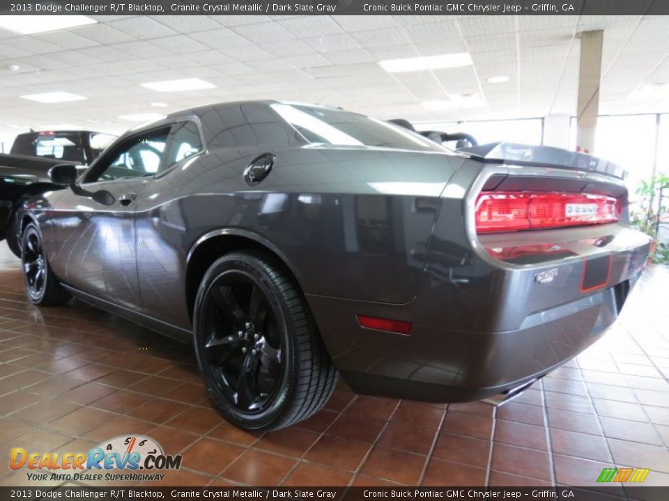 2013 Dodge Challenger R/T Blacktop Granite Crystal Metallic / Dark Slate Gray Photo #5