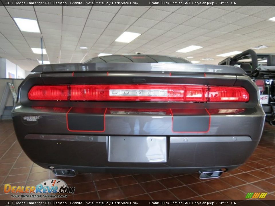 2013 Dodge Challenger R/T Blacktop Granite Crystal Metallic / Dark Slate Gray Photo #6