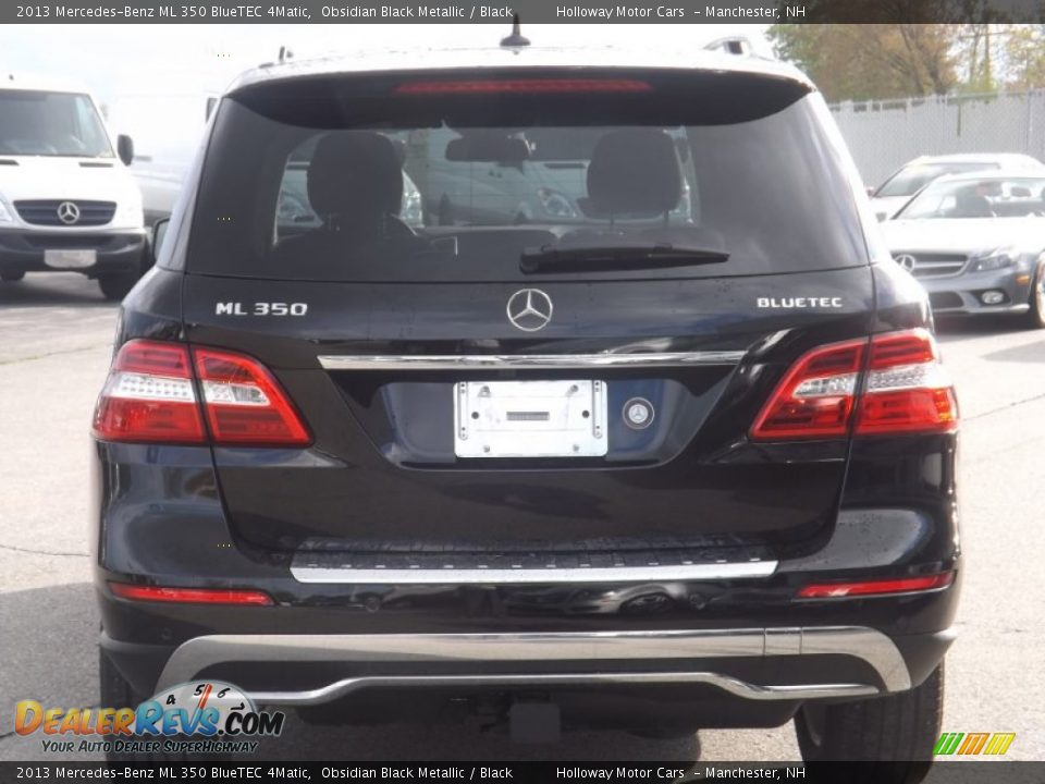 2013 Mercedes-Benz ML 350 BlueTEC 4Matic Obsidian Black Metallic / Black Photo #4