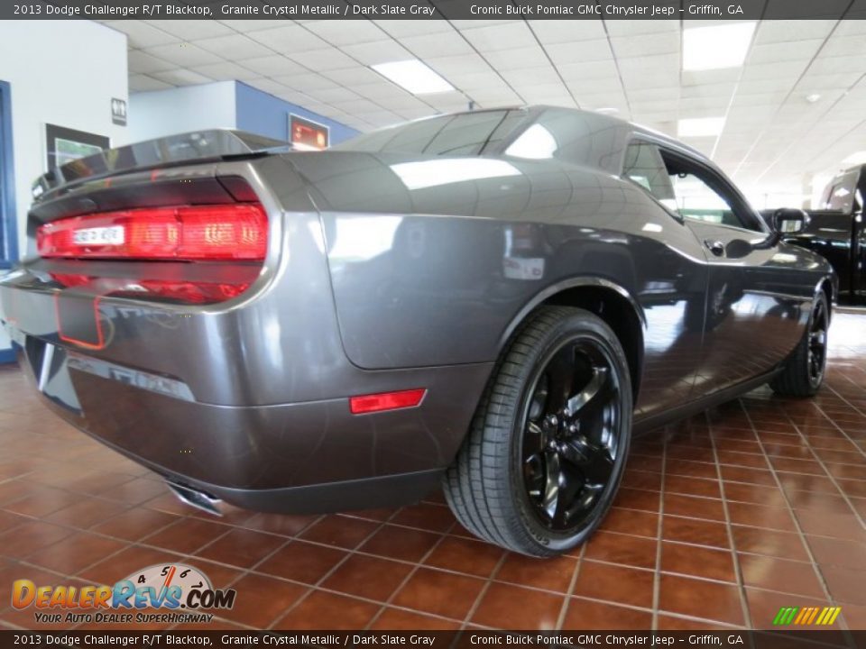 2013 Dodge Challenger R/T Blacktop Granite Crystal Metallic / Dark Slate Gray Photo #7