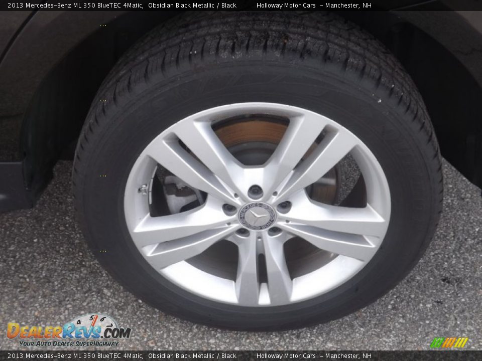 2013 Mercedes-Benz ML 350 BlueTEC 4Matic Obsidian Black Metallic / Black Photo #5