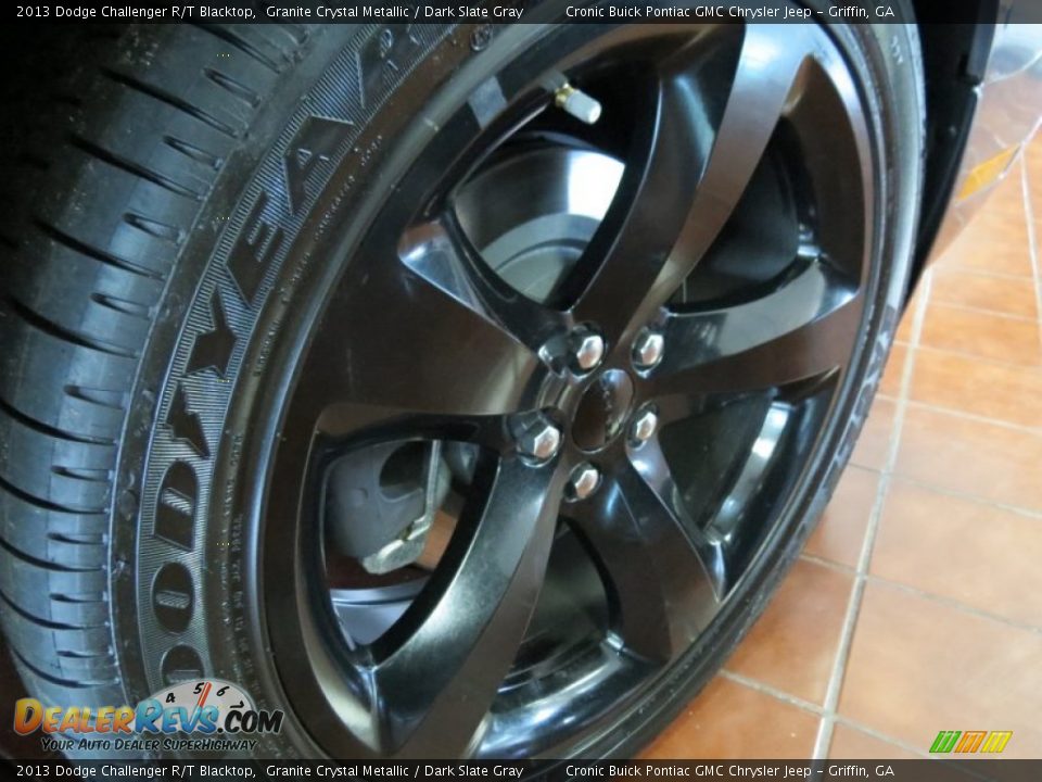 2013 Dodge Challenger R/T Blacktop Granite Crystal Metallic / Dark Slate Gray Photo #8