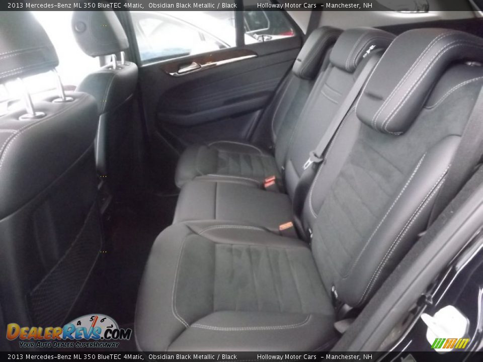 2013 Mercedes-Benz ML 350 BlueTEC 4Matic Obsidian Black Metallic / Black Photo #6