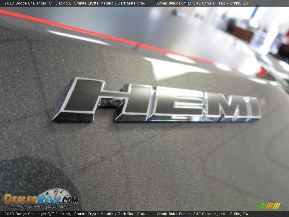 2013 Dodge Challenger R/T Blacktop Granite Crystal Metallic / Dark Slate Gray Photo #9