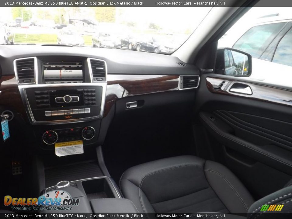 2013 Mercedes-Benz ML 350 BlueTEC 4Matic Obsidian Black Metallic / Black Photo #8