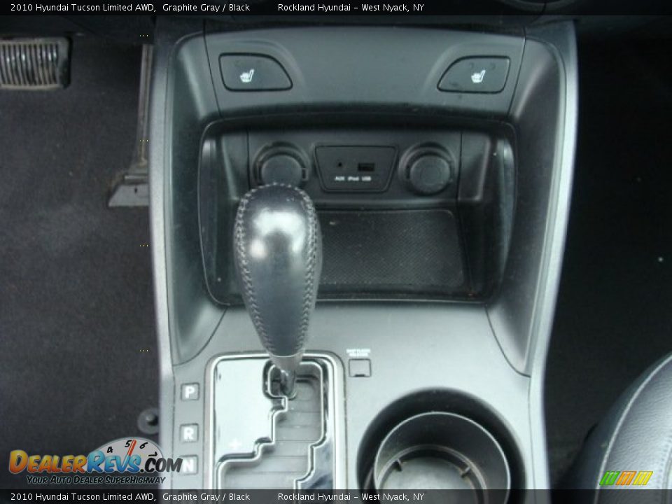 2010 Hyundai Tucson Limited AWD Graphite Gray / Black Photo #19