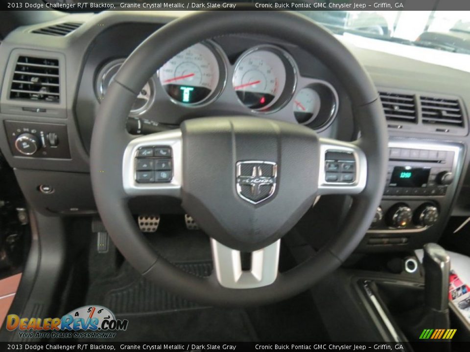 2013 Dodge Challenger R/T Blacktop Granite Crystal Metallic / Dark Slate Gray Photo #11