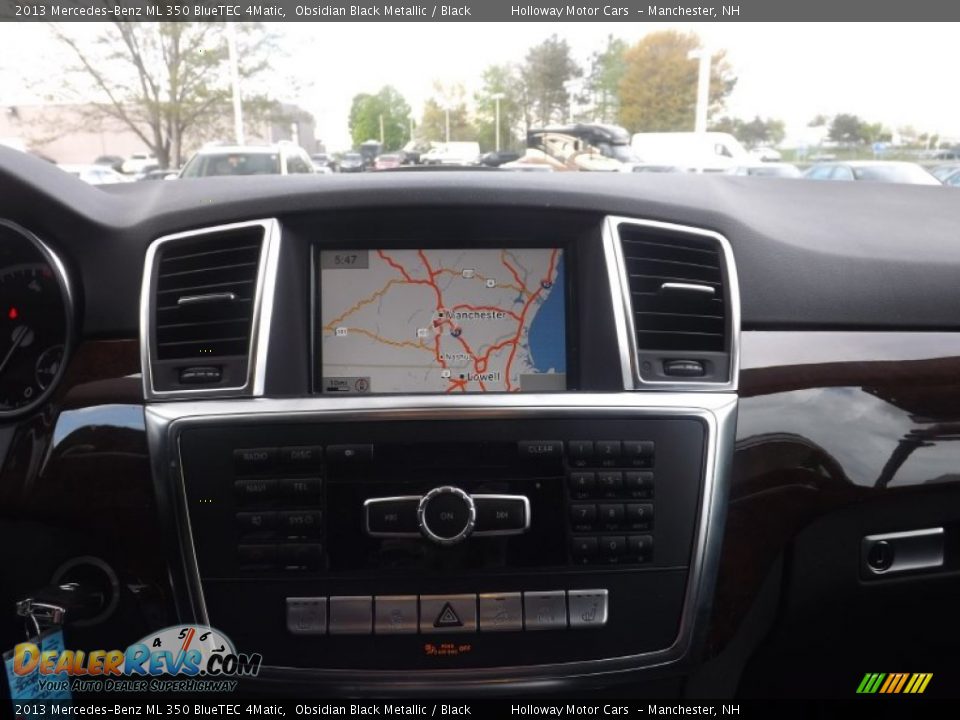 2013 Mercedes-Benz ML 350 BlueTEC 4Matic Obsidian Black Metallic / Black Photo #9