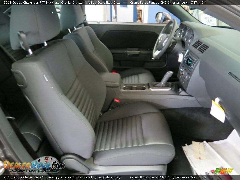2013 Dodge Challenger R/T Blacktop Granite Crystal Metallic / Dark Slate Gray Photo #12
