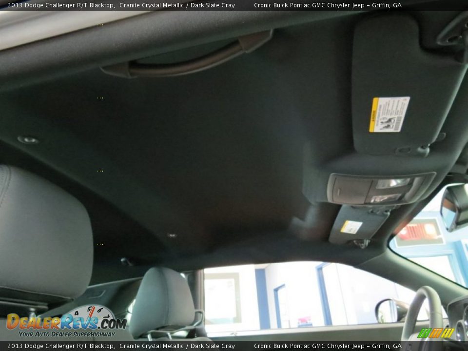 2013 Dodge Challenger R/T Blacktop Granite Crystal Metallic / Dark Slate Gray Photo #13