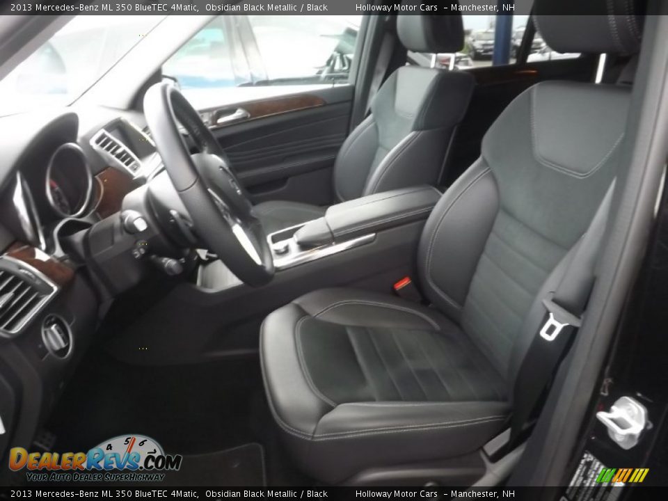 2013 Mercedes-Benz ML 350 BlueTEC 4Matic Obsidian Black Metallic / Black Photo #11