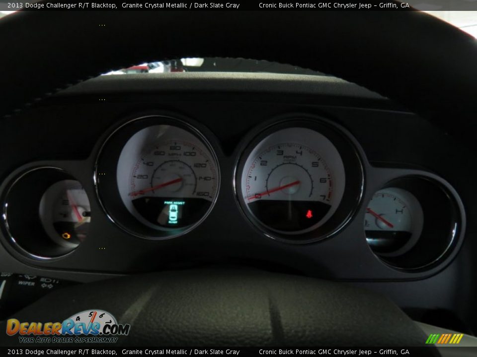 2013 Dodge Challenger R/T Blacktop Granite Crystal Metallic / Dark Slate Gray Photo #14